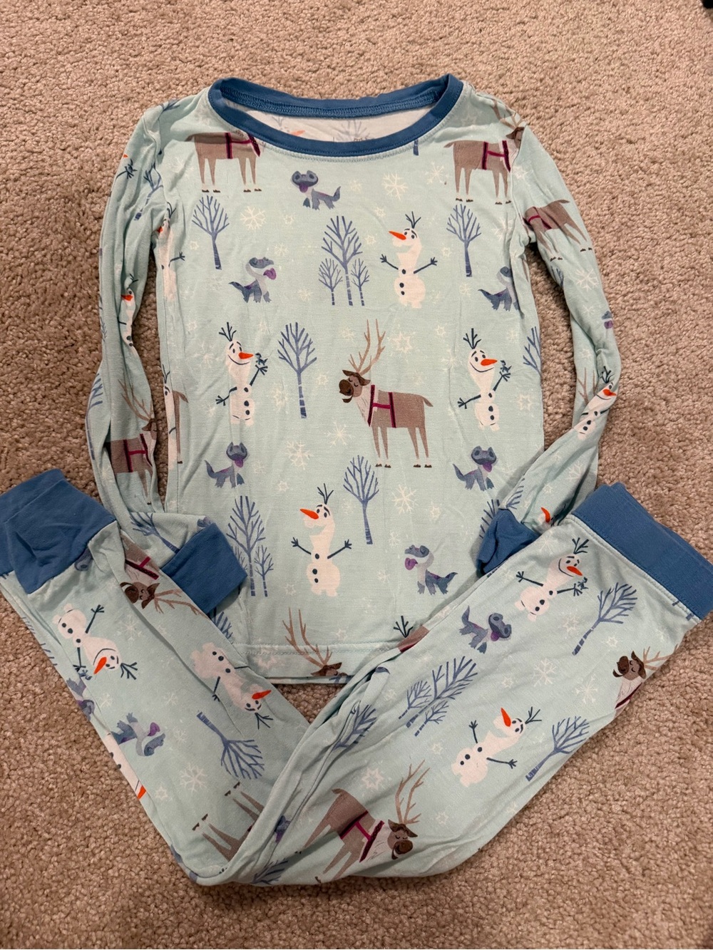 Little Sleepies x Disney Frozen Olaf Pajama Set